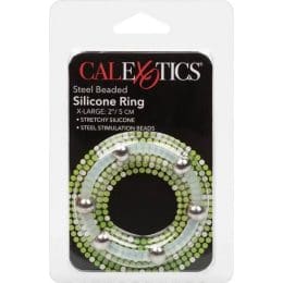 CALIFORNIA EXOTICS - STEEL BEADED SILICONE RING XL 2